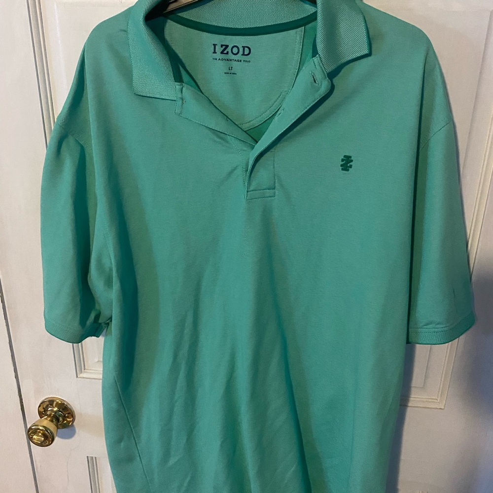 IZOD Men's Aqua Polo Shirt